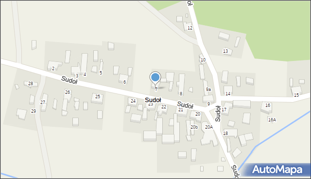Sudoł, Sudoł, 7, mapa Sudoł