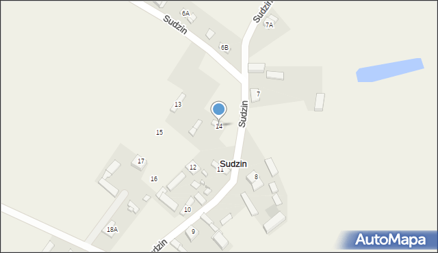 Sudzin, Sudzin, 14, mapa Sudzin