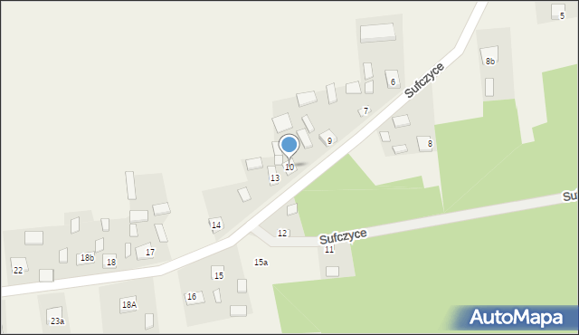 Sufczyce, Sufczyce, 10, mapa Sufczyce