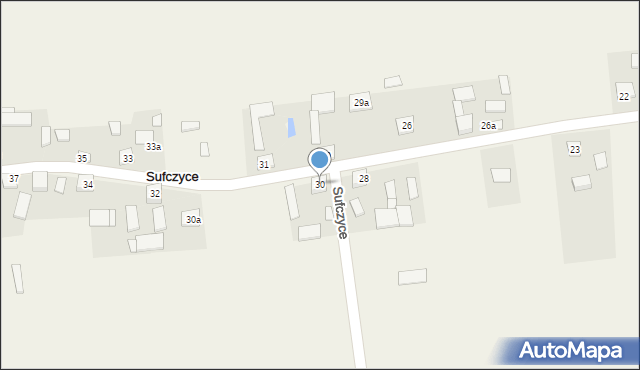 Sufczyce, Sufczyce, 30, mapa Sufczyce