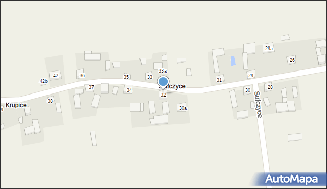 Sufczyce, Sufczyce, 32, mapa Sufczyce