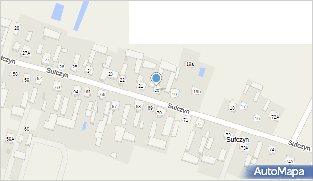 Sufczyn, Sufczyn, 20, mapa Sufczyn
