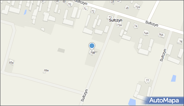 Sufczyn, Sufczyn, 73B, mapa Sufczyn