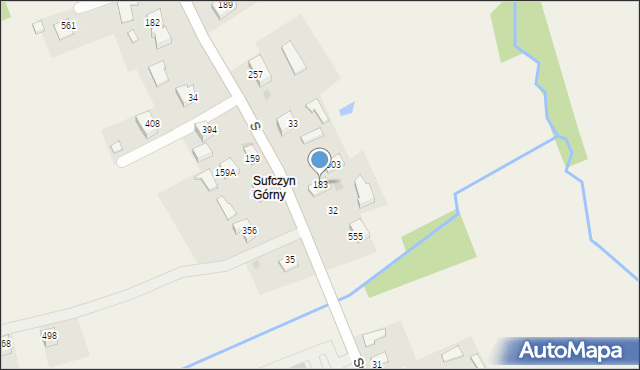 Sufczyn, Sufczyn, 183, mapa Sufczyn