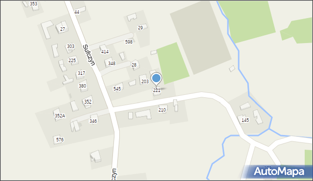 Sufczyn, Sufczyn, 221, mapa Sufczyn