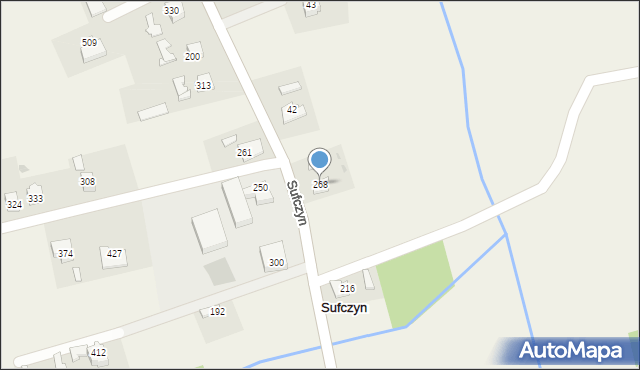 Sufczyn, Sufczyn, 268, mapa Sufczyn