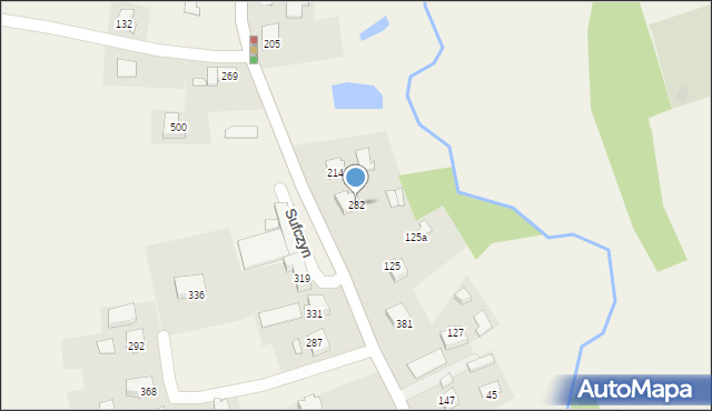 Sufczyn, Sufczyn, 282, mapa Sufczyn