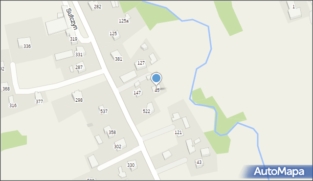 Sufczyn, Sufczyn, 45, mapa Sufczyn