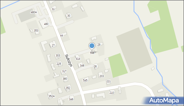 Sufczyn, Sufczyn, 598, mapa Sufczyn