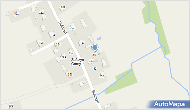 Sufczyn, Sufczyn, 603, mapa Sufczyn