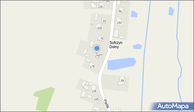 Sufczyn, Sufczyn, 173, mapa Sufczyn