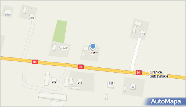 Sufczyn, Sufczyn, 187, mapa Sufczyn