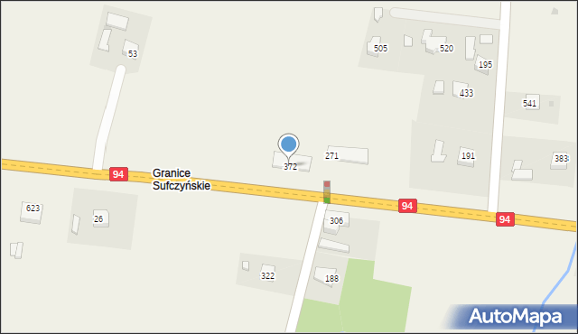 Sufczyn, Sufczyn, 372, mapa Sufczyn