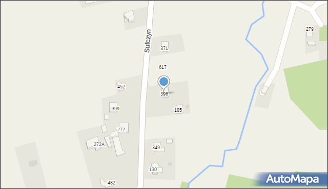 Sufczyn, Sufczyn, 396, mapa Sufczyn