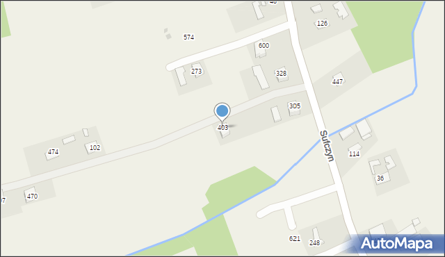 Sufczyn, Sufczyn, 403, mapa Sufczyn
