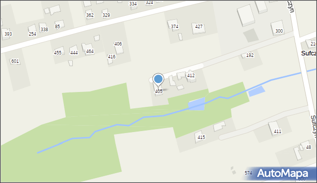 Sufczyn, Sufczyn, 405, mapa Sufczyn