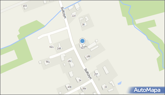 Sufczyn, Sufczyn, 423, mapa Sufczyn