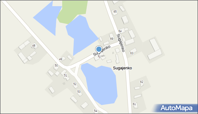 Sugajenko, Sugajenko, 71, mapa Sugajenko