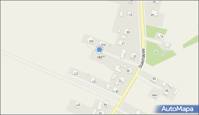 Sukmanie, Sukmanie, 68a, mapa Sukmanie