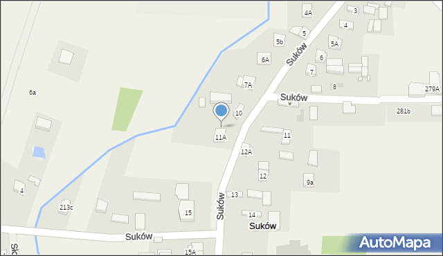 Suków, Suków, 11B, mapa Suków
