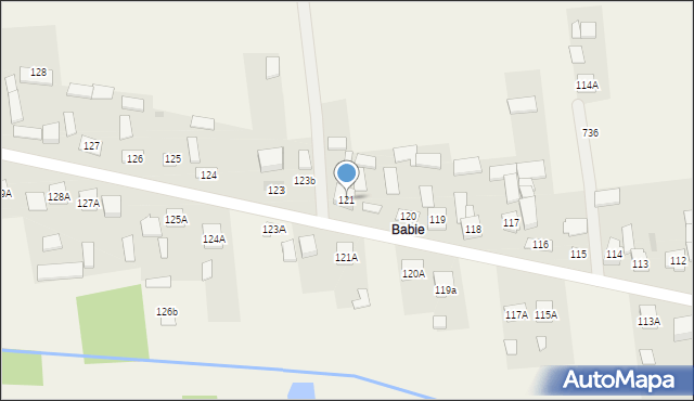 Suków, Suków, 121, mapa Suków