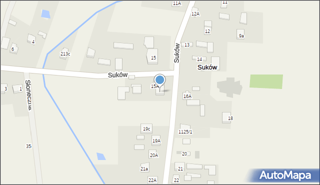 Suków, Suków, 16, mapa Suków