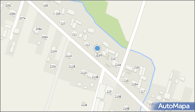 Suków, Suków, 213, mapa Suków