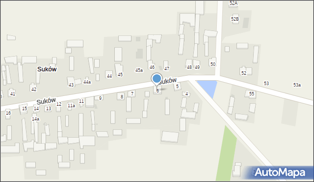 Suków, Suków, 6, mapa Suków