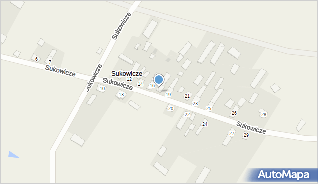 Sukowicze, Sukowicze, 18, mapa Sukowicze