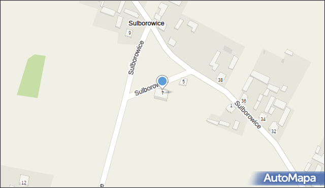 Sulborowice, Sulborowice, 7, mapa Sulborowice