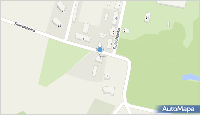 Sulechówko, Sulechówko, 2, mapa Sulechówko