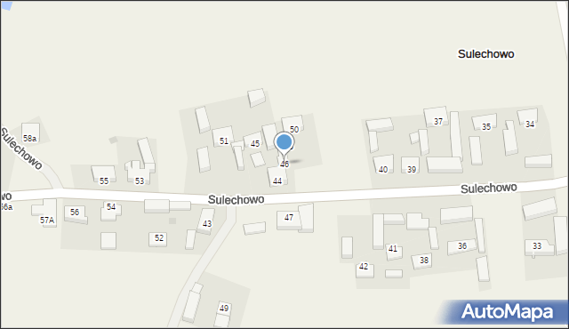 Sulechowo, Sulechowo, 46, mapa Sulechowo