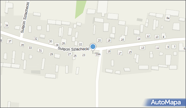 Sulęcin Szlachecki, Sulęcin Szlachecki, 21, mapa Sulęcin Szlachecki