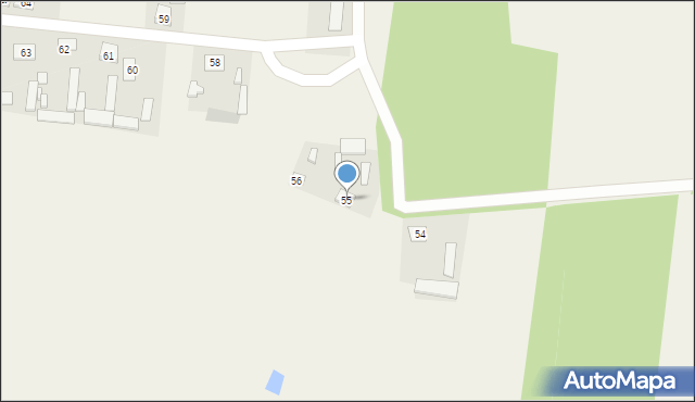 Sulęcin Szlachecki, Sulęcin Szlachecki, 55, mapa Sulęcin Szlachecki