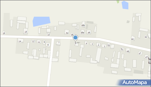 Sulęcin Włościański, Sulęcin Włościański, 5, mapa Sulęcin Włościański