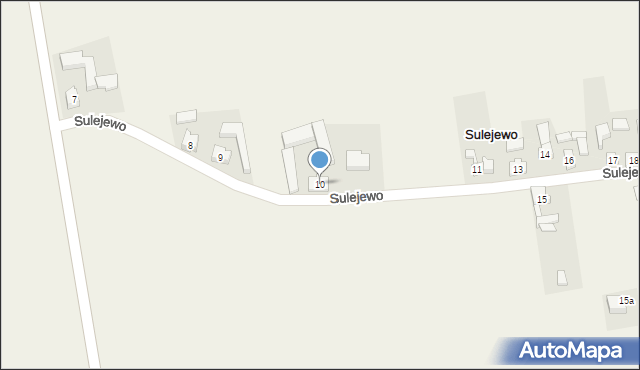 Sulejewo, Sulejewo, 10, mapa Sulejewo