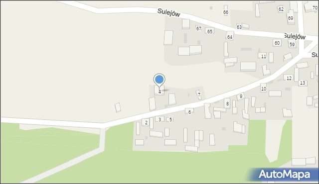 Sulejów, Sulejów, 4, mapa Sulejów