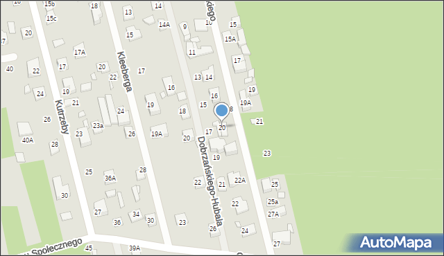 Sulejówek, Sucharskiego Henryka, mjr., 20, mapa Sulejówek