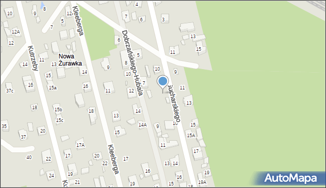 Sulejówek, Sucharskiego Henryka, mjr., 8b, mapa Sulejówek