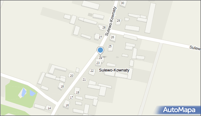 Sulewo-Kownaty, Sulewo-Kownaty, 24, mapa Sulewo-Kownaty