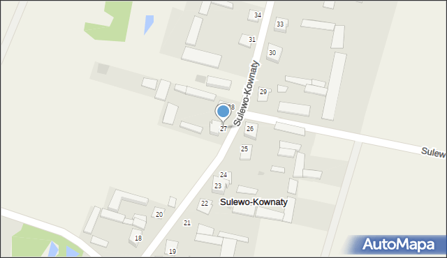 Sulewo-Kownaty, Sulewo-Kownaty, 27, mapa Sulewo-Kownaty