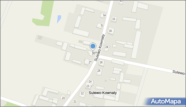 Sulewo-Kownaty, Sulewo-Kownaty, 28, mapa Sulewo-Kownaty
