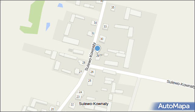 Sulewo-Kownaty, Sulewo-Kownaty, 29, mapa Sulewo-Kownaty