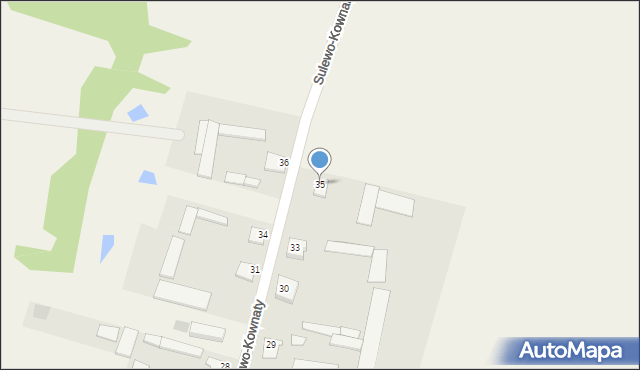Sulewo-Kownaty, Sulewo-Kownaty, 35, mapa Sulewo-Kownaty