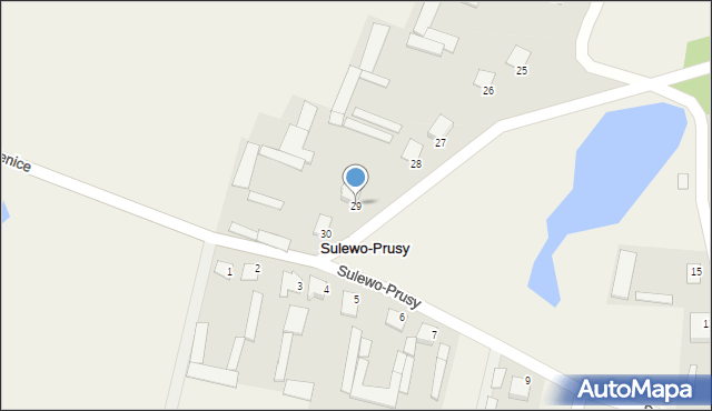 Sulewo-Prusy, Sulewo-Prusy, 29, mapa Sulewo-Prusy