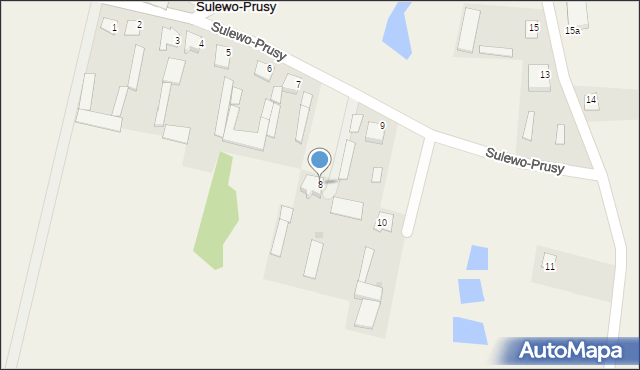 Sulewo-Prusy, Sulewo-Prusy, 8, mapa Sulewo-Prusy