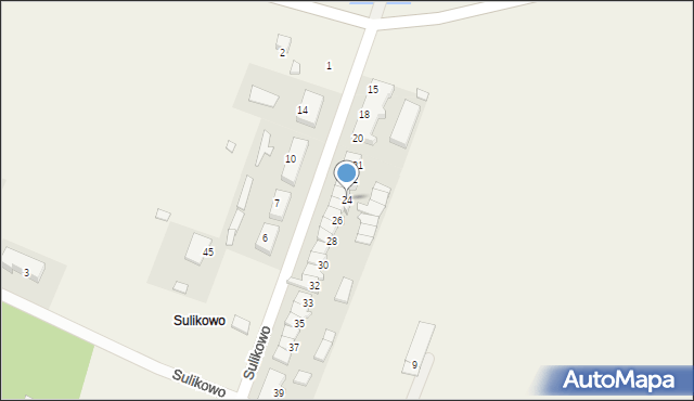 Sulikowo, Sulikowo, 24, mapa Sulikowo