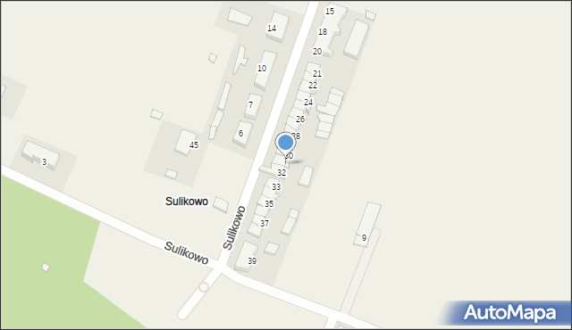 Sulikowo, Sulikowo, 31, mapa Sulikowo