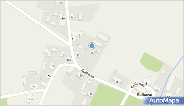 Sulikowo, Sulikowo, 28, mapa Sulikowo