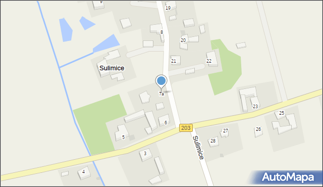 Sulimice, Sulimice, 7a, mapa Sulimice